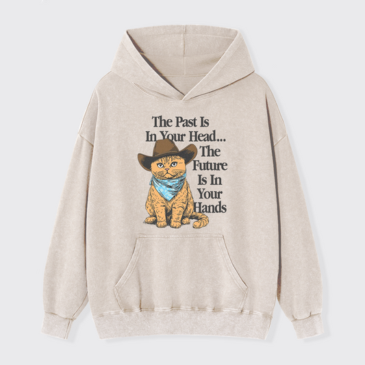 The Past Is In Your Head Garment-Dye Hoodies