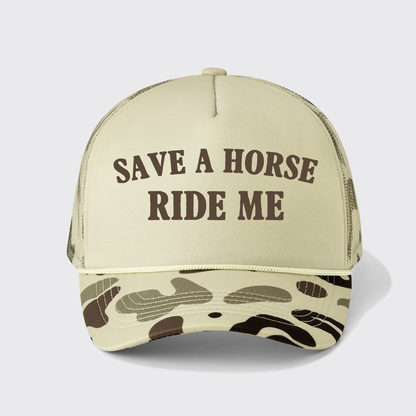 Save A Horse Ride Me Trucker Hat