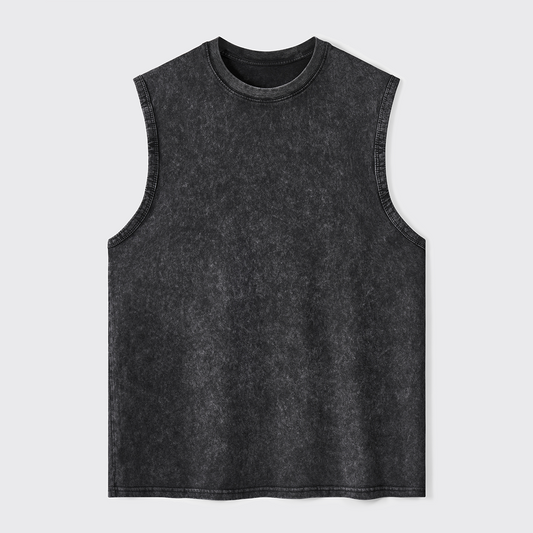 Washed Tank:Black