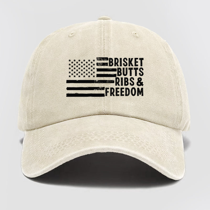 Bbq Gifts For Men, American Washed Baseball Cap
