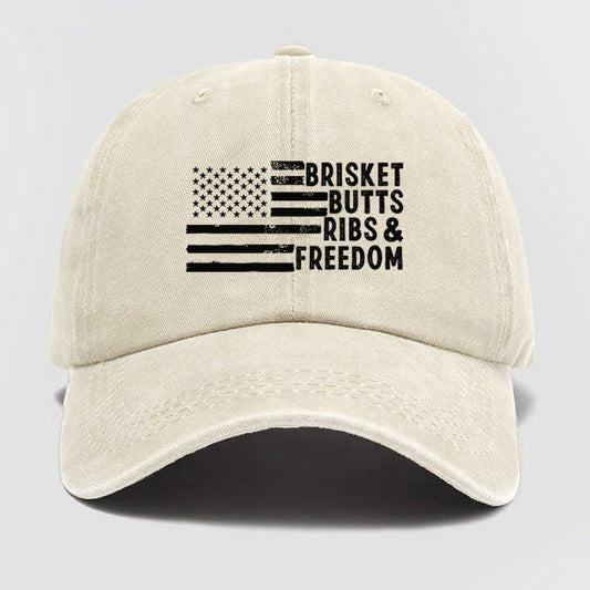 Bbq Gifts For Men, American Washed Baseball Cap