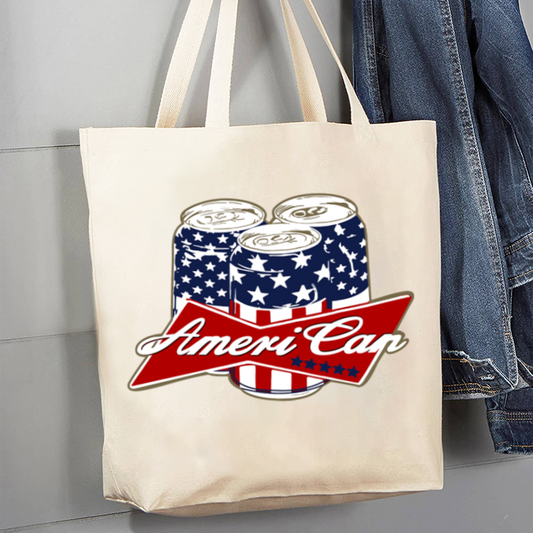 Western Freedom Beer_Broncobay Canvas Tote Bag