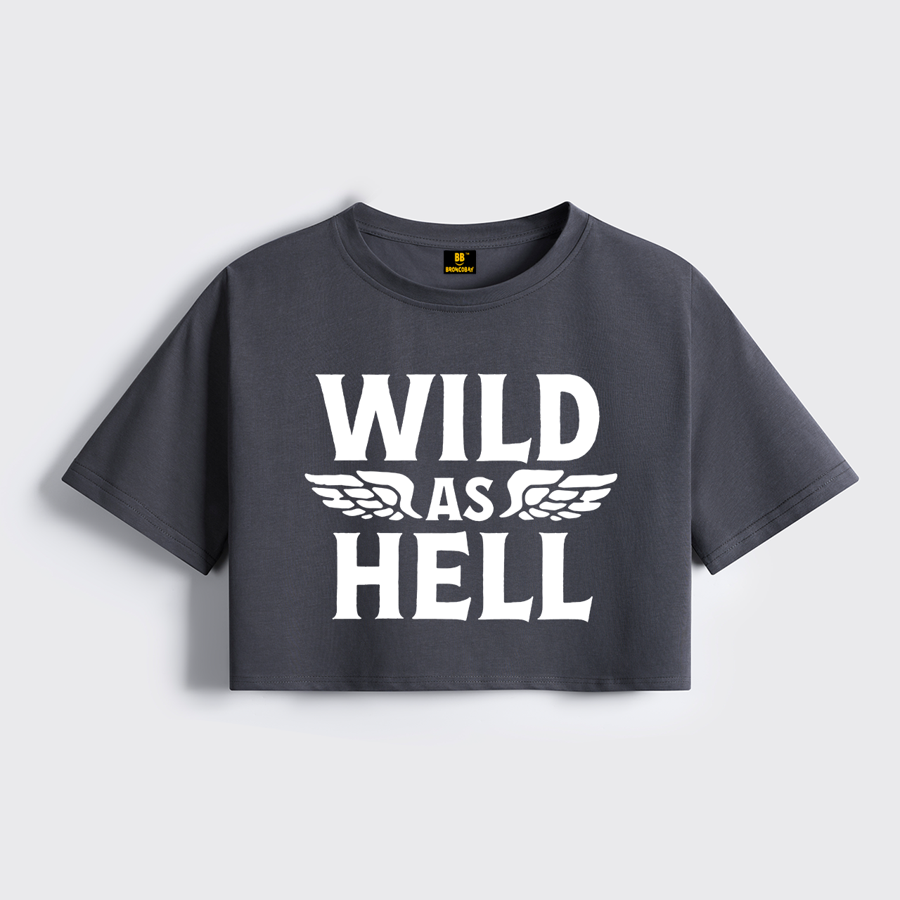 Wild As Hell Cropped Boxy Tee