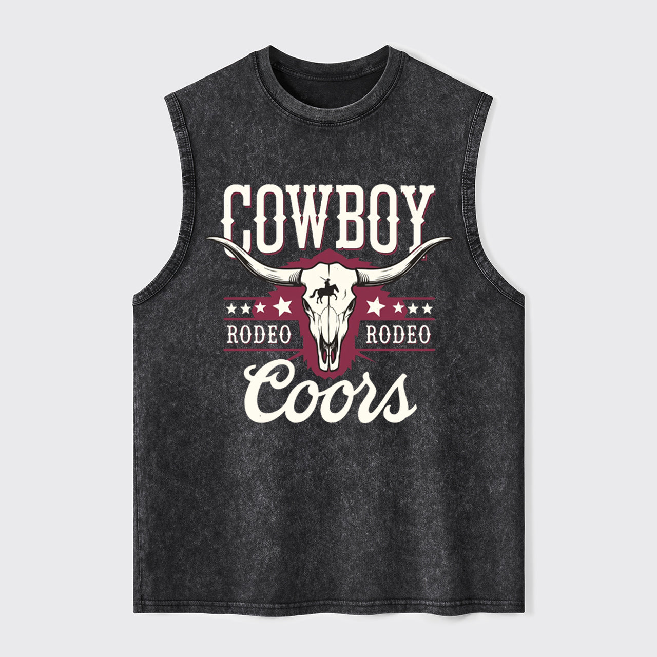 Cowboy Rodeo Washed Tanks