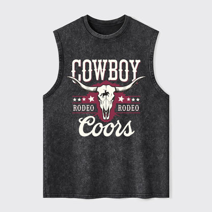 Cowboy Rodeo Washed Tanks