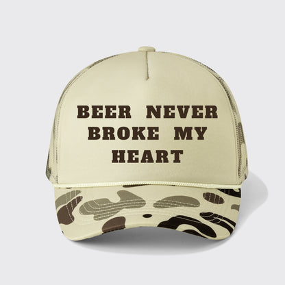 Beer Never Broke My Heart Trucker Hat