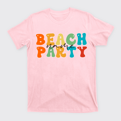 Personalized Name Beach Party T-Shirts