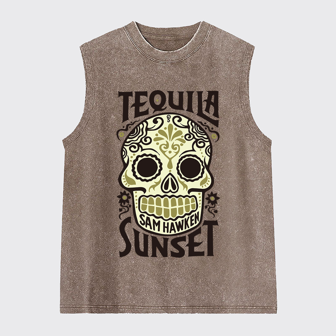 Tequila Sunset Washed Tanks