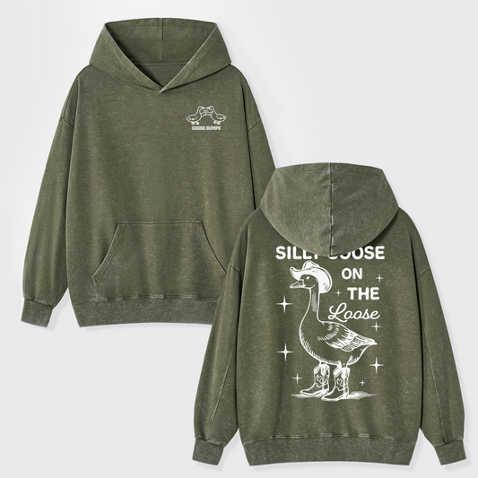 Silly Goose Garment-Dye Hoodies