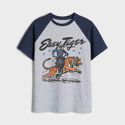 Cowboy Western Country Rodeo Raglan T-shirts