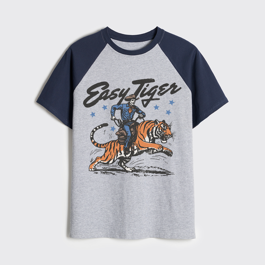 Cowboy Western Country Rodeo Raglan T-shirts