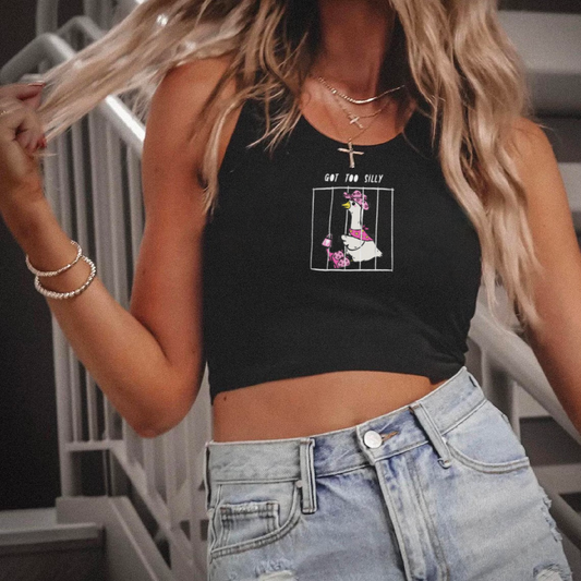 Funny Goose-Silly Too Goose Tank Top