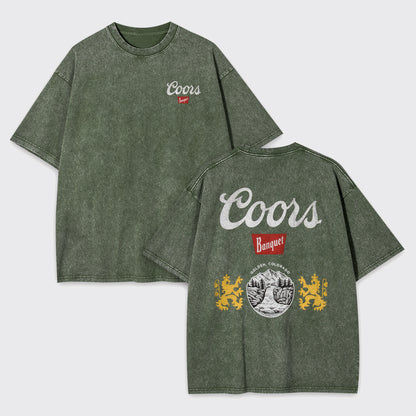 Cool Cowboy Retro Landscape Garment-dye Tees