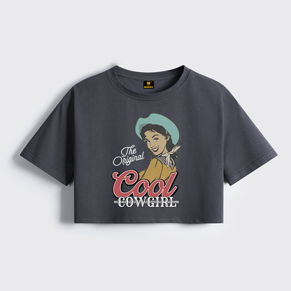 Cool Cowgirl Cropped Boxy Tee