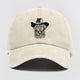 Cowboy Dog Washed Baseball Cap