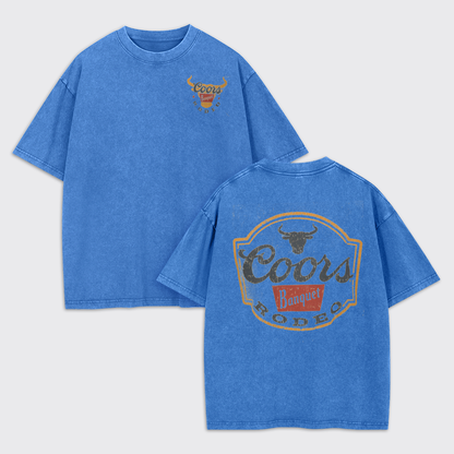 Vintage Rodeo Classic Bullhead Garment-dye Tees