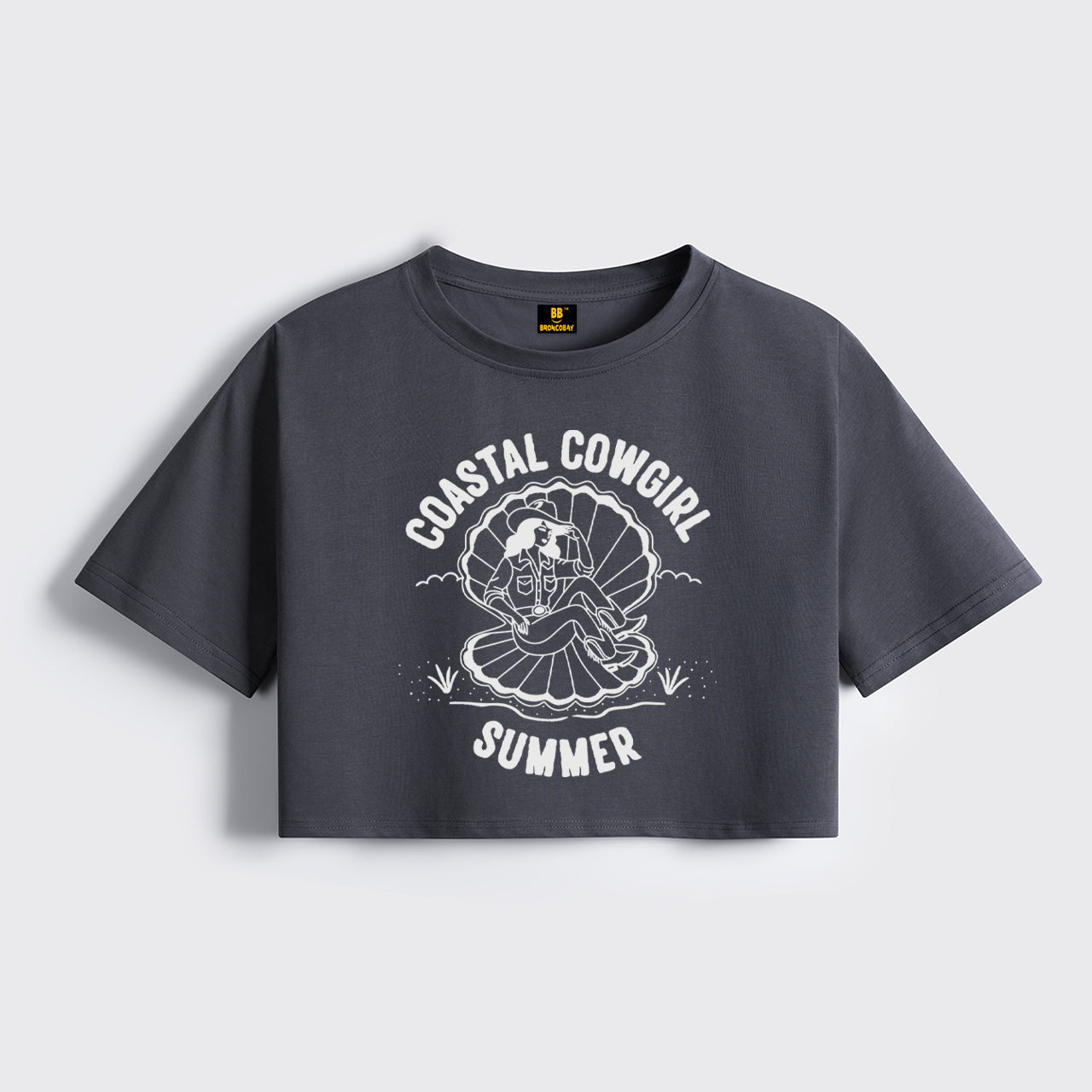 Sweet Coastal Cowgirl Cropped Boxy Tee