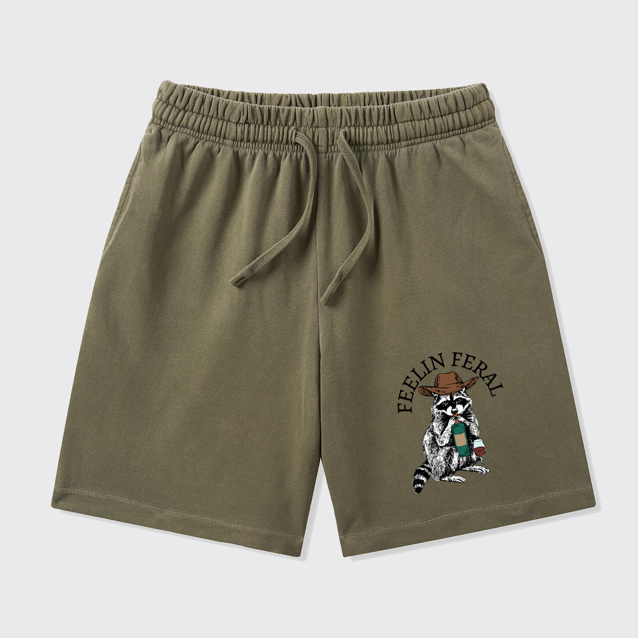 Funny Raccoon_Broncobay Shorts