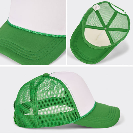 Kiss Me I'm Irish Green Trucker Hat