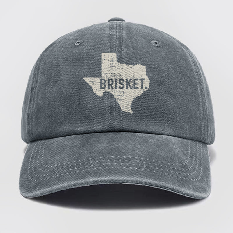 Texas Brisket Cowboy Washed Baseball Cap