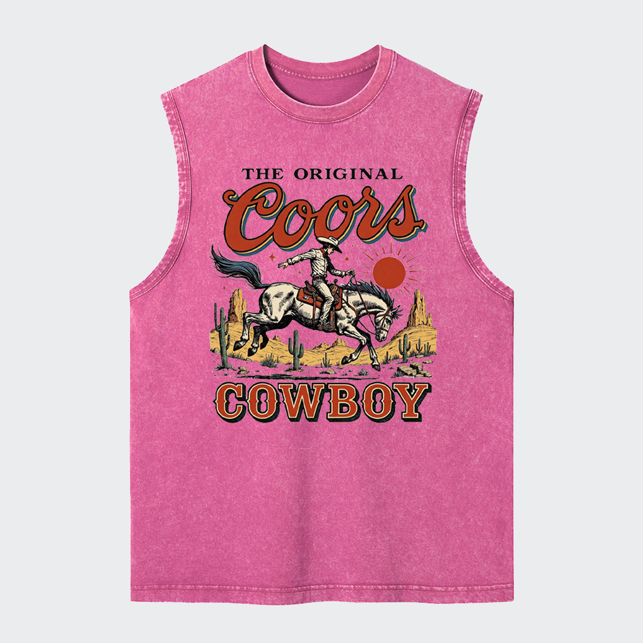 Vintage Wild West 90s Washed Tanks