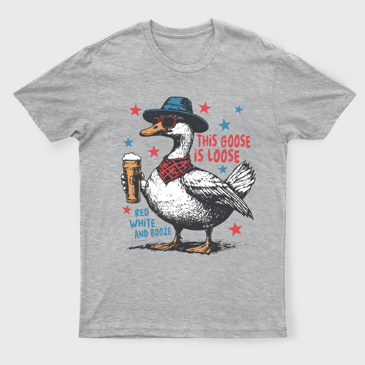 Humorous 4th Of July-This Goose Is Loose T-Shirts