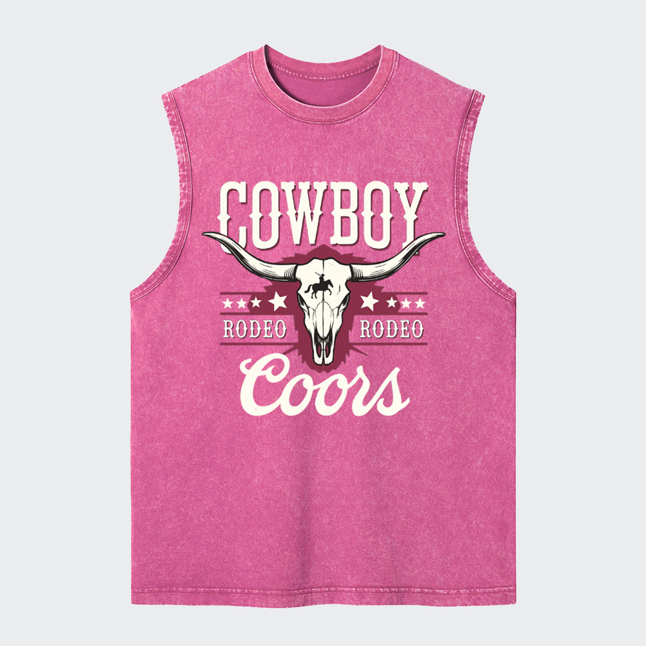 Cowboy Rodeo Washed Tanks