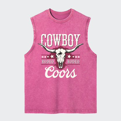 Cowboy Rodeo Washed Tanks