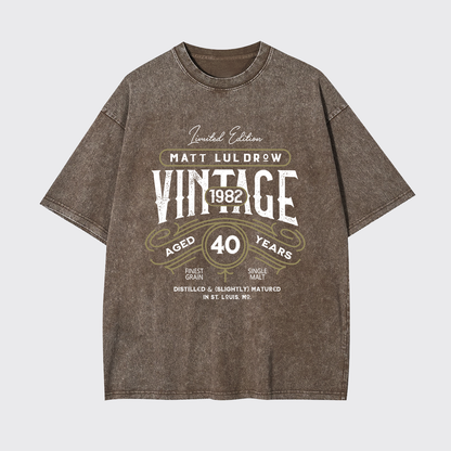 Limited Edition Whiskey Birthday Party Garment-dye Tees