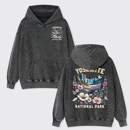 Yosemite National Park Wildflower Garment-Dye Hoodies