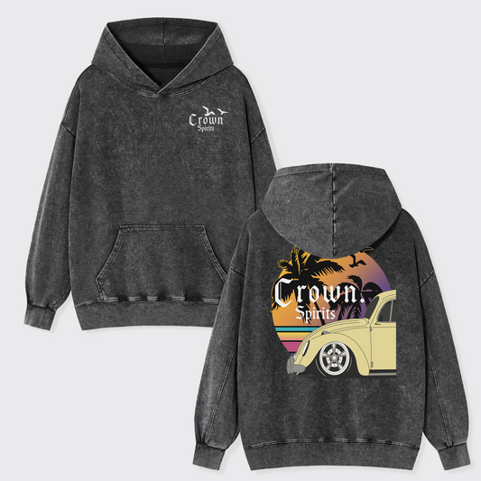 Beers With Hot Summer Garment-Dye Hoodies