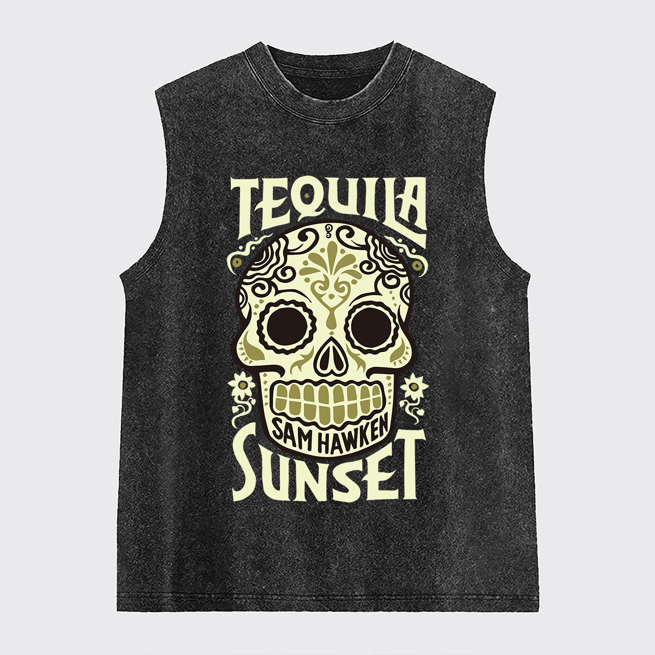 Tequila Sunset Washed Tanks