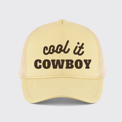 Cool It Cowboy Trucker Hat