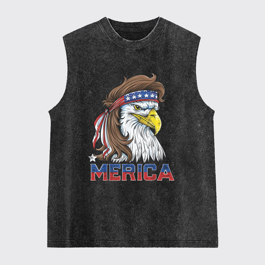 Patriotic-4th Of July Washed Tanks