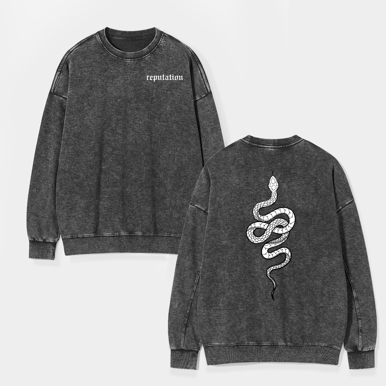 Reputation Look What You Made Me Do Washed Sweatshirts