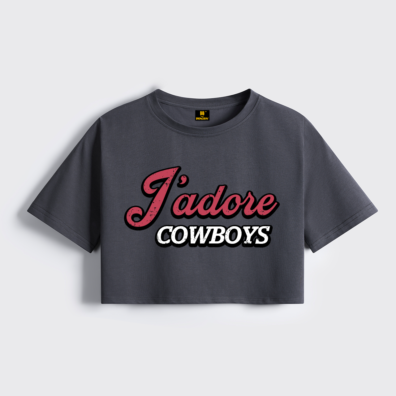 J'adore Cowboy Cropped Boxy Tee