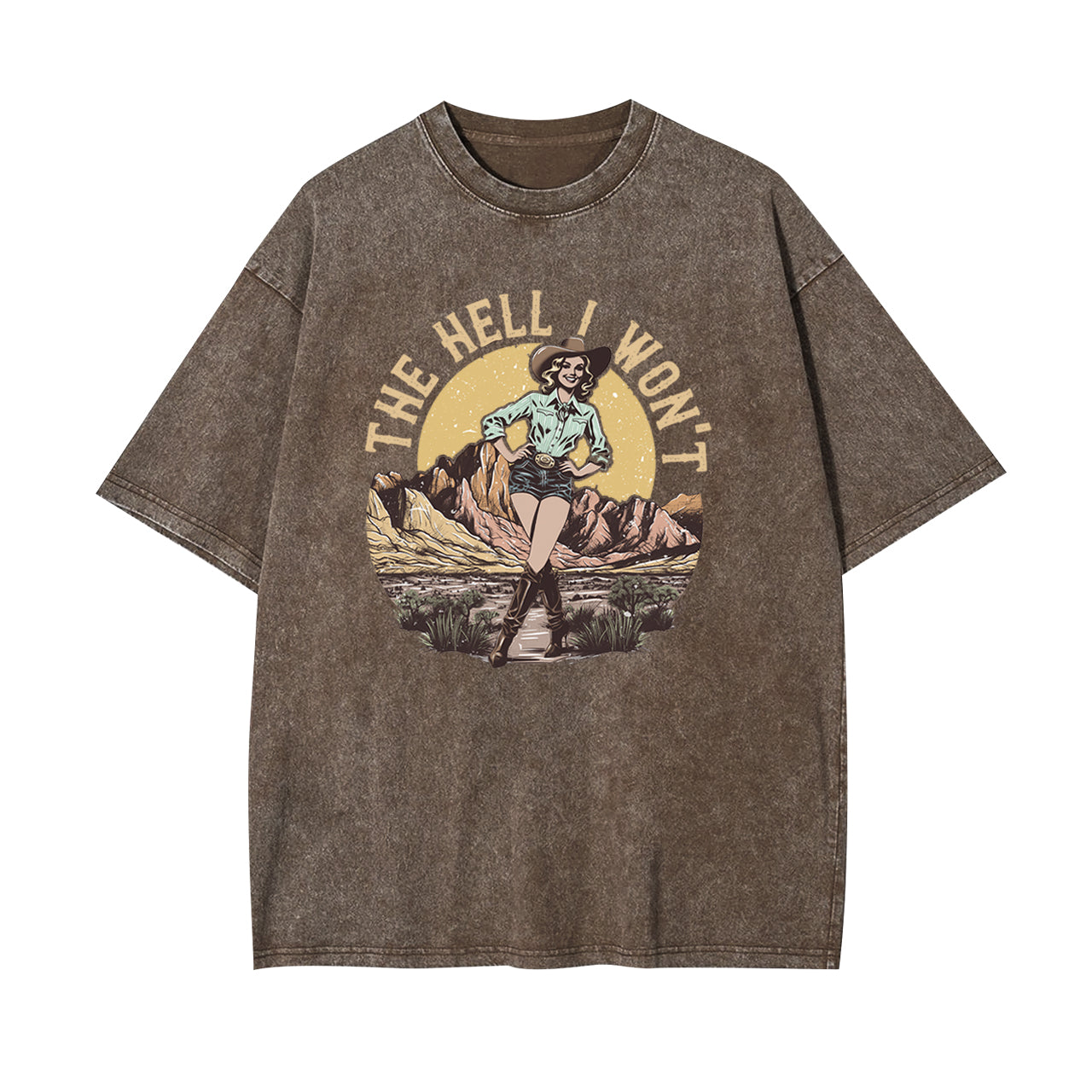 The Hell I Won't Garment-dye Tees