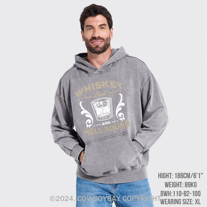 Whiskey Bent & Hell Bound Garment-Dye Hoodies