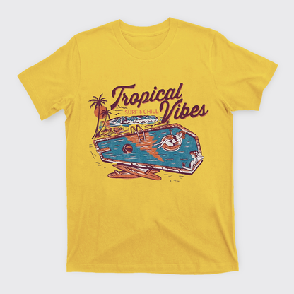 Charming Tropical Vibes T-Shirts