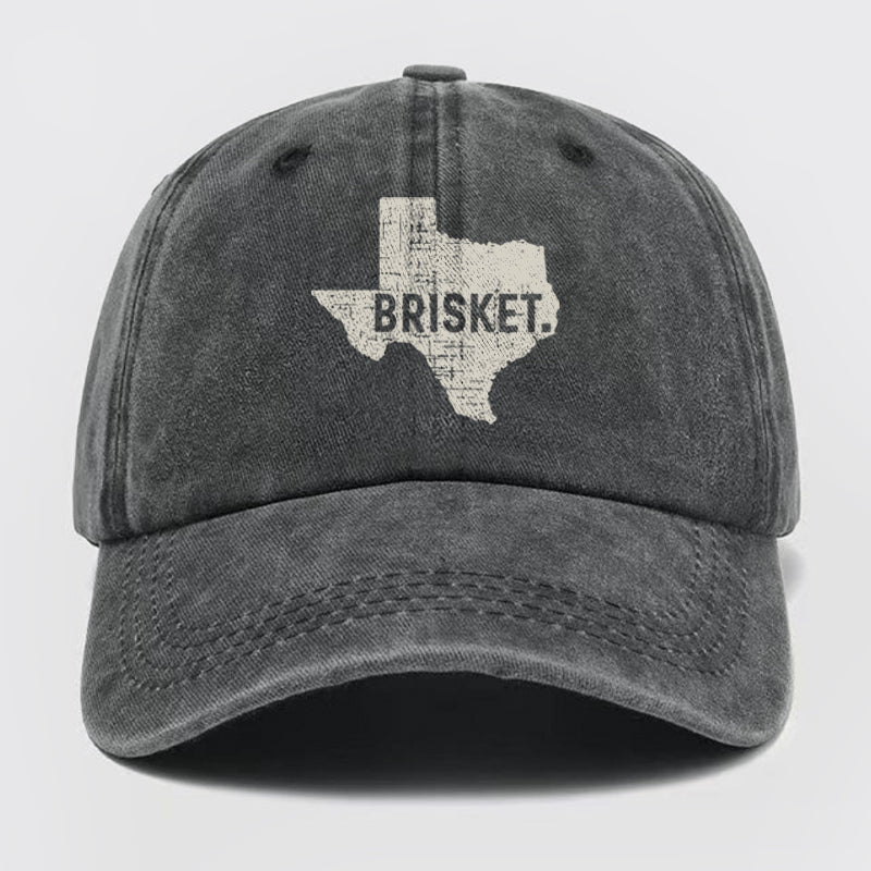 Texas Brisket Cowboy Washed Baseball Cap