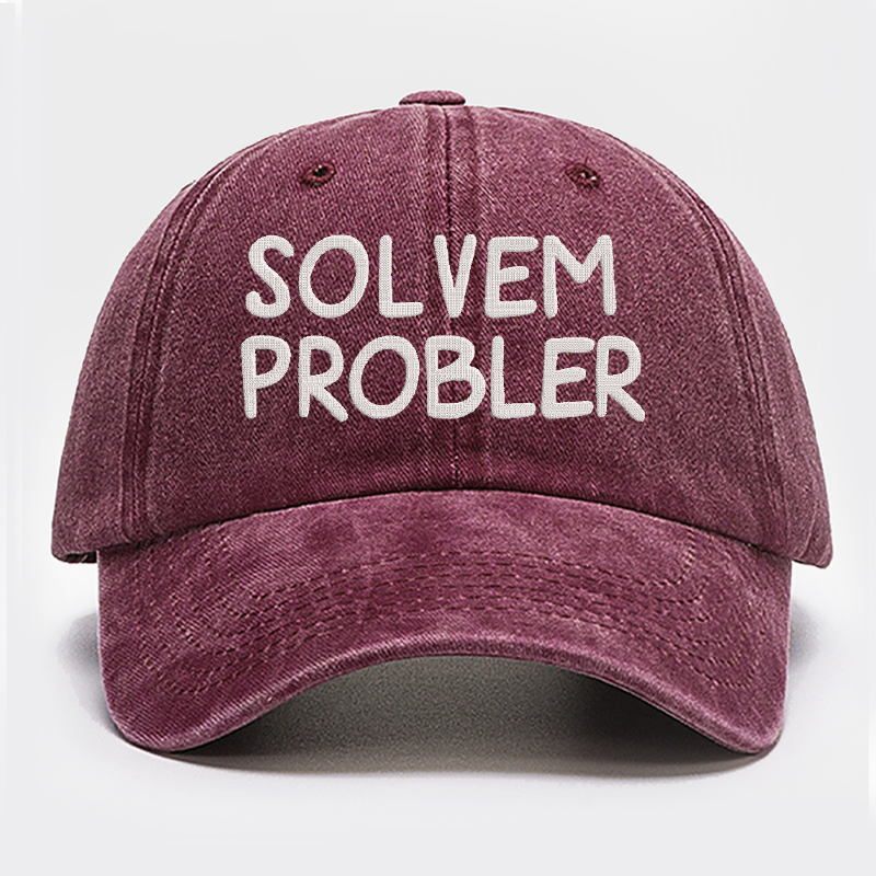 Solvem Probler Embroidered Baseball Cap