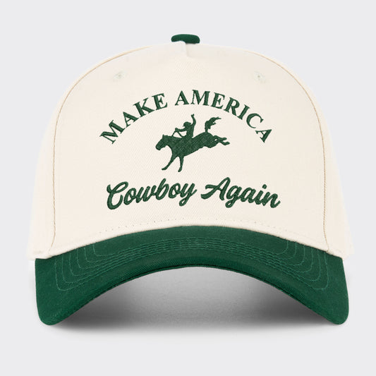 Make America Cowboy Again Embroidered Baseball Cap