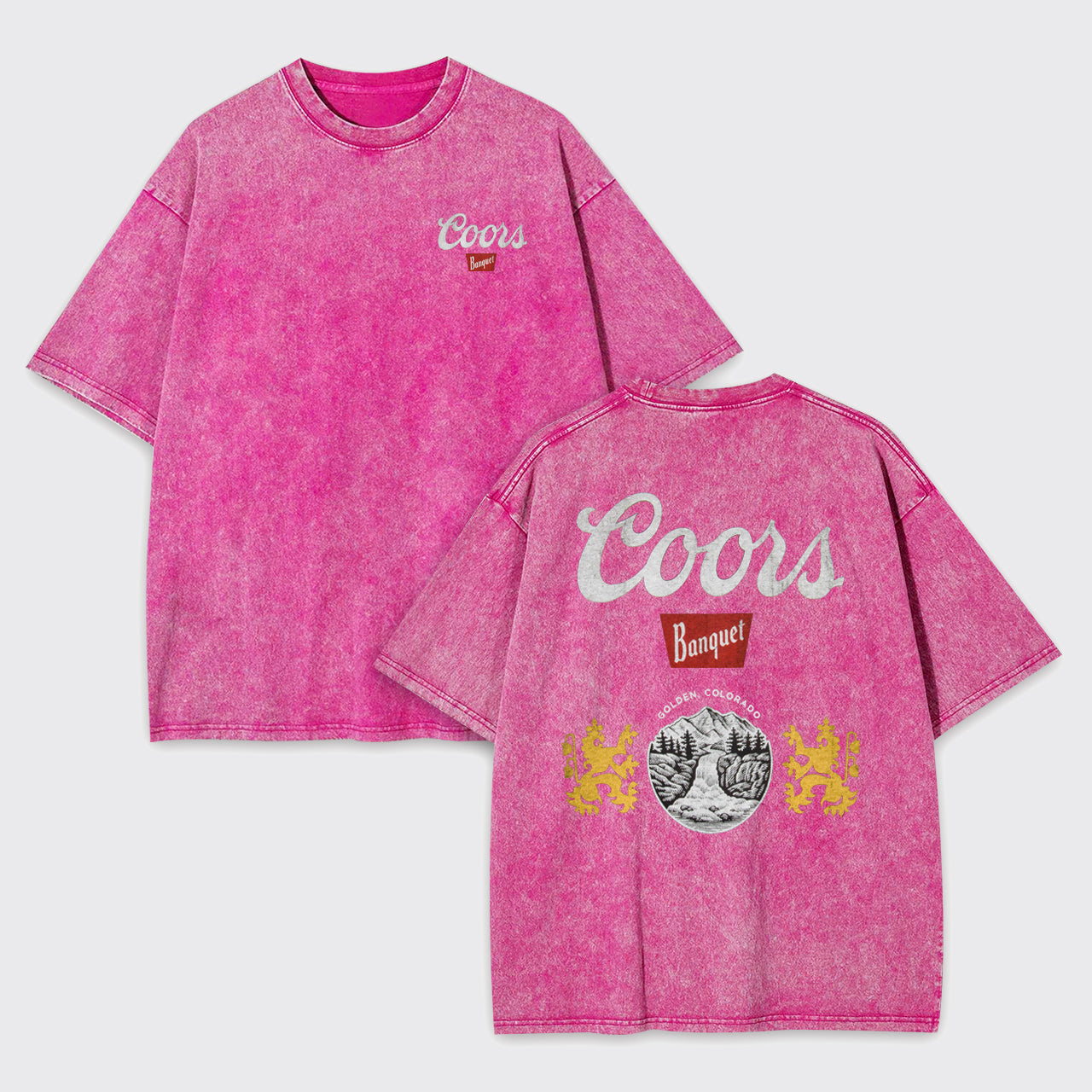 Cool Cowboy Retro Landscape Garment-dye Tees