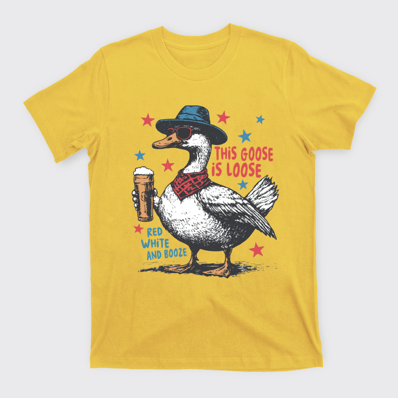 Humorous 4th Of July-This Goose Is Loose T-Shirts