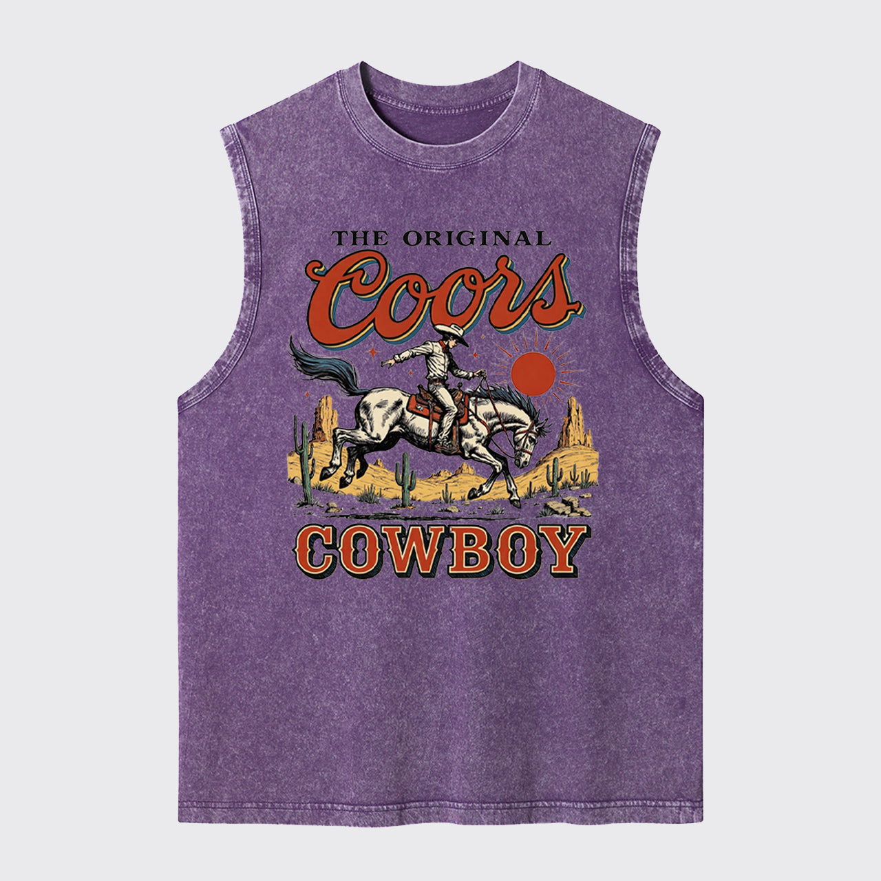 Vintage Wild West 90s Washed Tanks