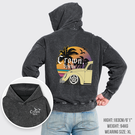 Beers With Hot Summer Garment-Dye Hoodies