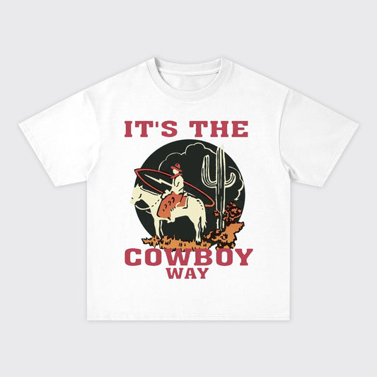 It's The Cowboy Way Oversize T-Shirts