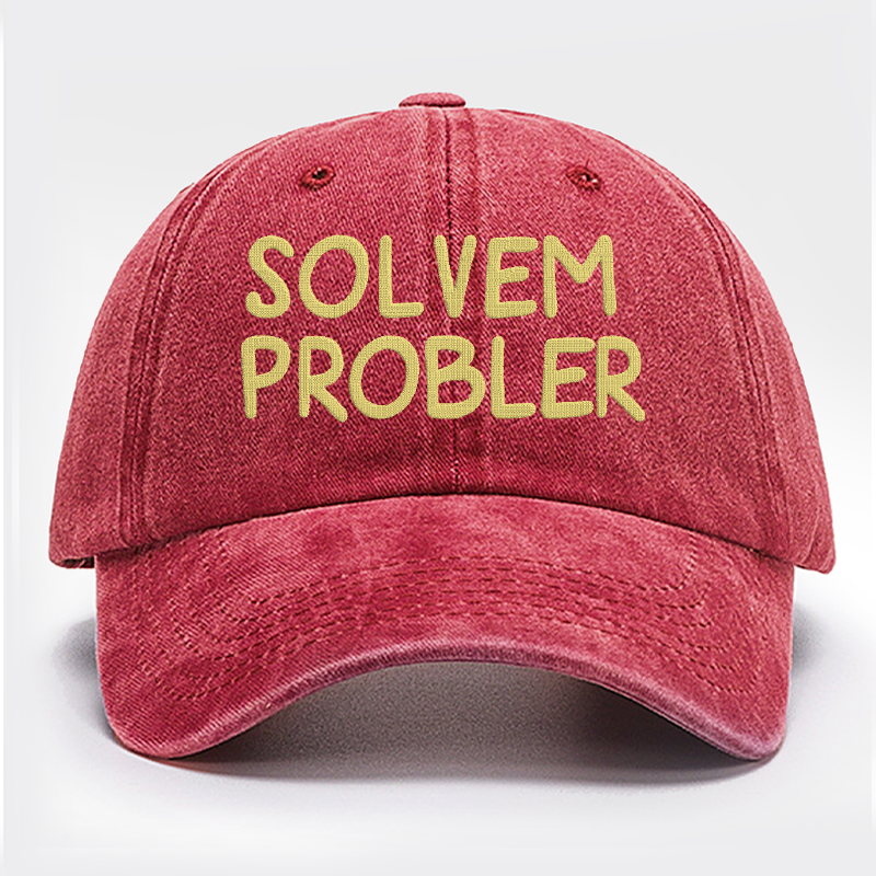 Solvem Probler Embroidered Baseball Cap