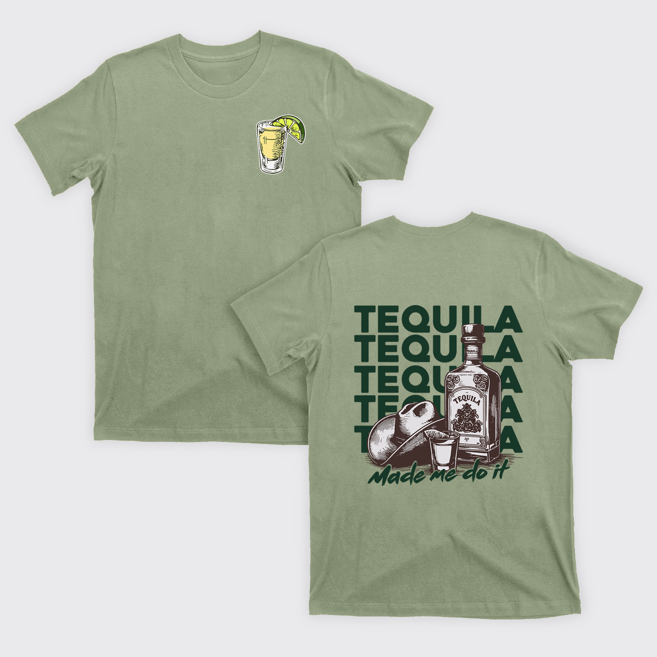 Cute Tequila Shot Lover T-Shirts