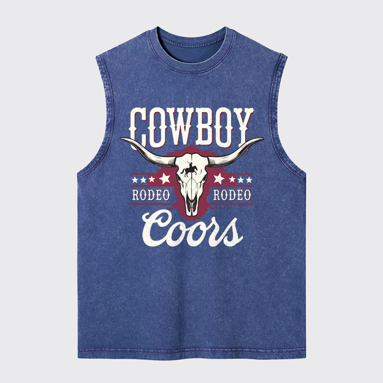 Cowboy Rodeo Washed Tanks